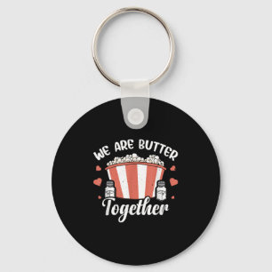Funny Popcorn Butter Graphic Salty Popped Corn The Keychain
