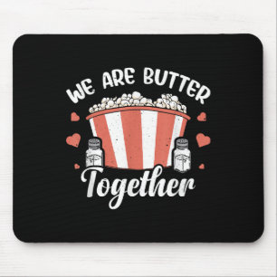 Funny Popcorn Butter Graphic Salty Popped Corn The Mouse Pad