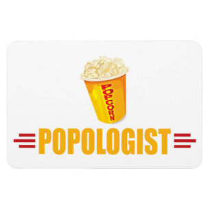 Funny Popcorn Magnet