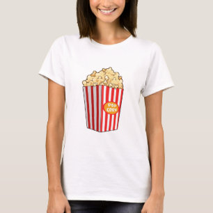 Funny Popcorn, Popcorn Gifts, Movie Lover T-Shirt