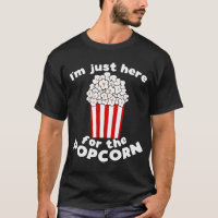 Funny Popcorn T-shirt