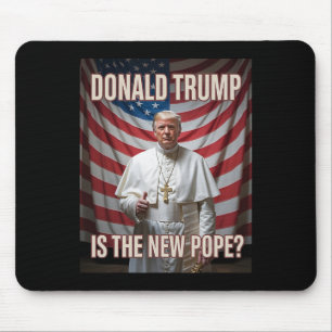 Funny Pope And President Donald Trump5 Mouse Pad