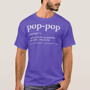 Funny poppop for cool grandpa for fathers day T-Shirt