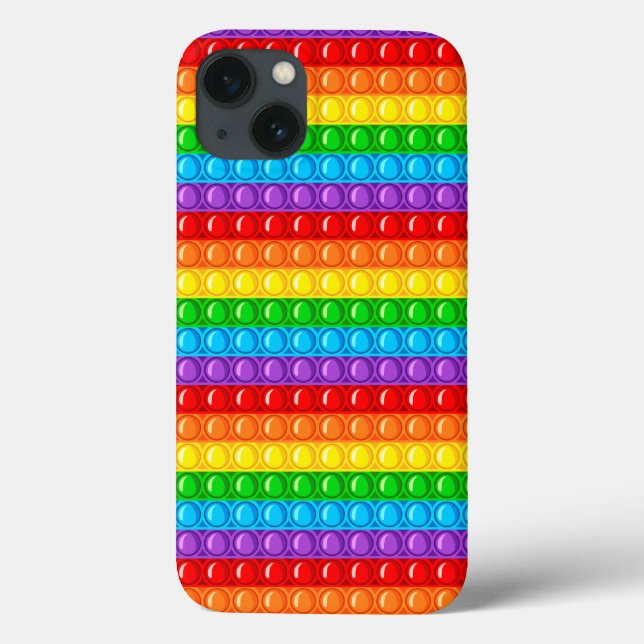 Funny Pops - Pop it Colourful Rainbow Case-Mate iPhone Case (Back)