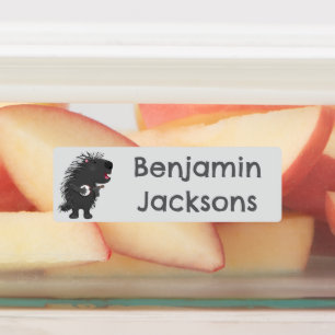 Funny porcupine playing banjo cartoon personalized