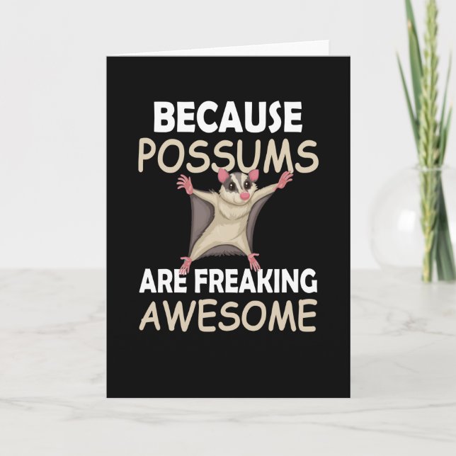 Funny Possum Gifts Opossum Lover Possum Whisperer Card (Front)