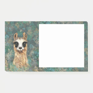 Funny Post it Notes Curious Baby Llama