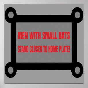 Funny poster for restrooms and bars.