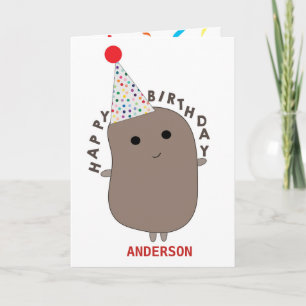 Funny Potato Birthday Card