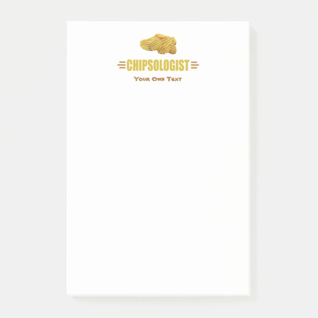 Funny Potato Chip Lovers Post-it Notes (Front)