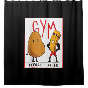Funny Potato Gym Before After Workout Gift Fitness