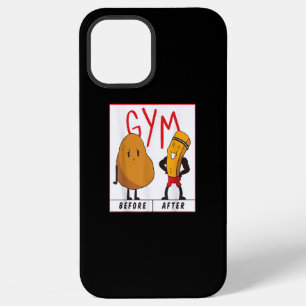 Funny Potato Gym Before After Workout Gift Fitness iPhone 12 Pro Max Case