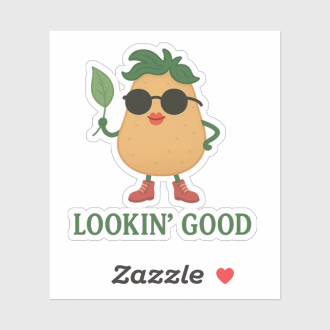 Funny Potato Sticker Sheet (Feuille)