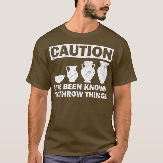 Funny Pottery Gift For Men Women Cool Clay T-Shirt (Front)