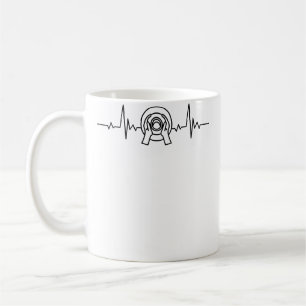 Funny Pottery Heartbeat Illustration Drawing Potte Coffee Mug