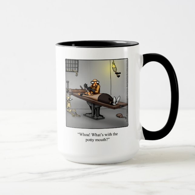 Funny "Potty Mouth" Mug Gift (Right)