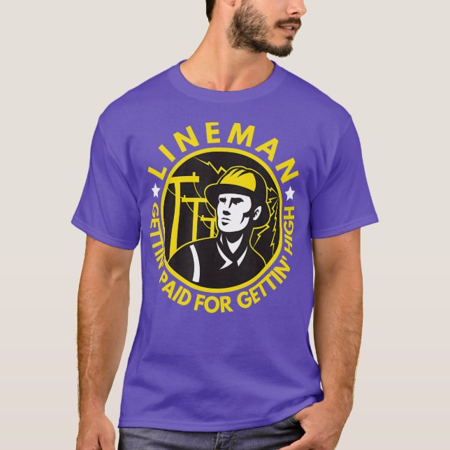 Funny Power Lineman T-Shirt (Front)