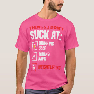 Funny Powerlifting Weight Lifting T-Shirt