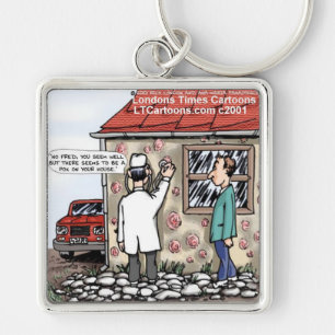 Funny Pox On Your House Keychain