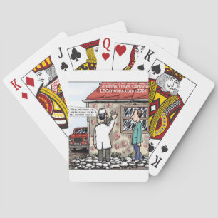 Funny Pox On Your House Playing Cards