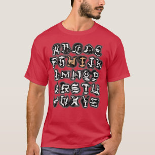 Funny Pre K Kindergarten Hi Alphabet Back To Schoo T-Shirt