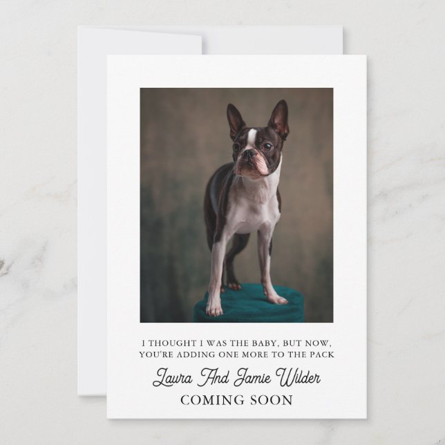 Funny Pregnancy Announcement (Front)