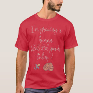 Funny Pregnancy Design with Imprint, pacifiers and T-Shirt