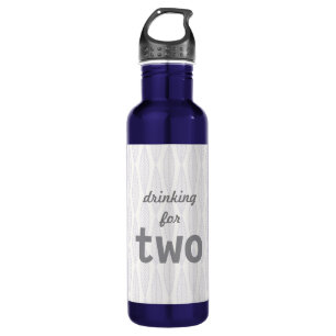 Funny Pregnancy Expecting Drinking for Two 710 Ml Water Bottle