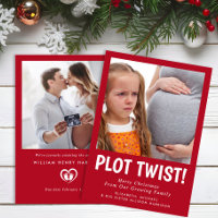 Funny Pregnancy Plot Twist Photo Christmas