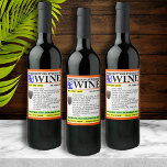 Funny Prescription Wine Bottle Labels<br><div class="desc">Funny prescription label for these wine bottle labels.</div>