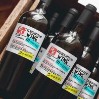 Funny Prescription Wine Warning Label Personalized
