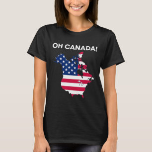 Funny President Donald Trump Oh Canada Usa America T-Shirt