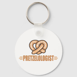 Funny Pretzel Lover Keychain