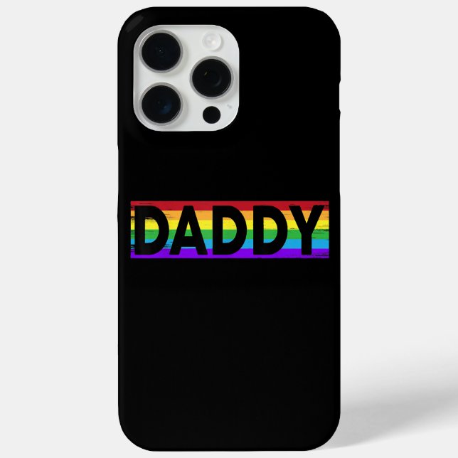 Funny Pride Daddy - Proud Gay Lesbian LGBT Gift Fa Case-Mate iPhone Case (Back)