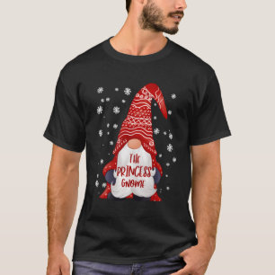 Funny Princess Gnome Family Matching Christmas Gif T-Shirt