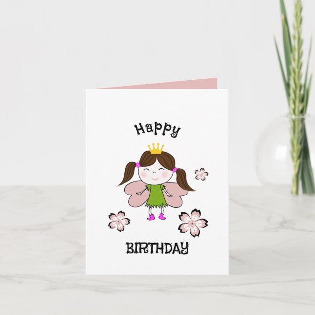 Funny princess holiday card (Front)
