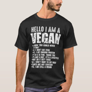 "Funny Pro Vegan Activism Gym Athlete Veganism " T-Shirt