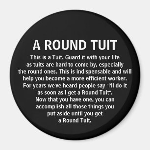 Funny Procrastinator Office CoWorker Humour Magnet