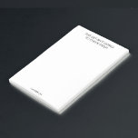 Funny Procrastinator To Do List Custom Name White Post-it Notes<br><div class="desc">For the go-getters who thrive on crossing things off, this customizable notepad is a playful yet practical tool to keep you motivated. With a bold reminder, it's perfect for tackling daily tasks, work goals, or personal projects. Add your name for a personalized touch or gift it to someone who loves...</div>