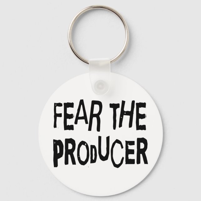 Funny Producer Keychain (Front)