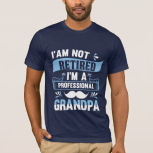 Funny Professional Grandpa word art T-Shirt
