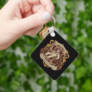 Funny Professional Loafer Sloth In Otio Et Digni Keychain