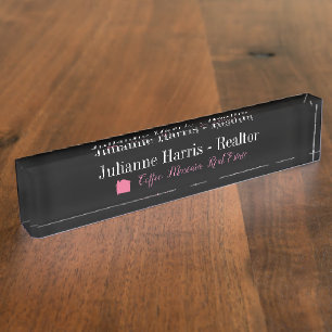 Funny Professional Realtor Nameplate