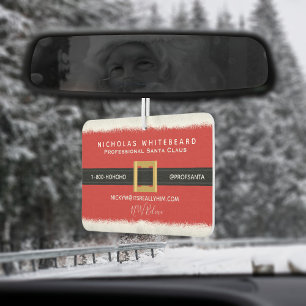 Funny Professional Santa Claus Pine Air Freshener