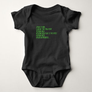 funny programing 2023 new year saying baby bodysuit