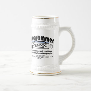 Funny Programmer Beer Stein