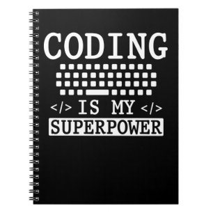 Funny Programmer Computer Science Coder Notebook