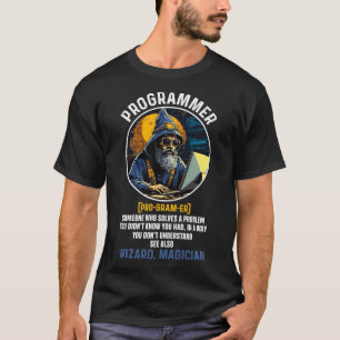 Funny Programmer Definition Information Technology T-Shirt