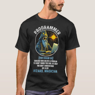 Funny Programmer Definition Techy Software Develop T-Shirt