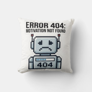 Funny Programmer Office Decor Throw Pillow